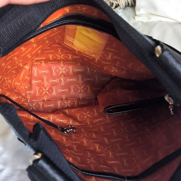 My Oil Cloth Michelle And Yvette Weatherproof /Beach/Picnic Tall Tote Bag - Picture 11 of 17